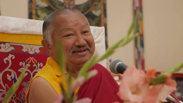 Tsikey Chokling Rinpoche teachings on the 4 Dharmas of Gampopa. This took place in July 2013 at Rangjung Yeshe Gomde Denmark.