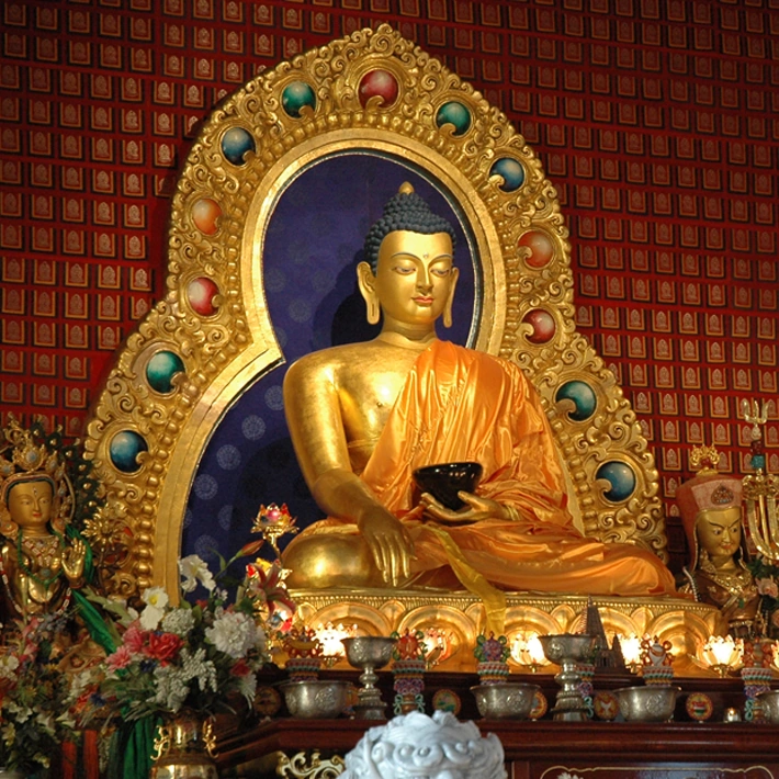 Altar no Mosteiro Sakya