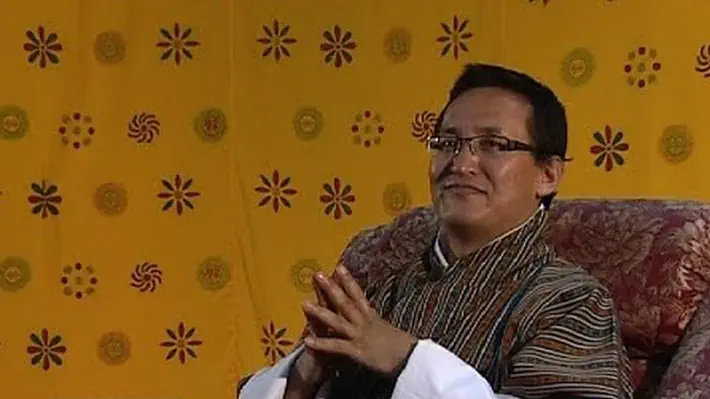 Prof. Dr. Dorji Wangchuk on Bhutanese TV