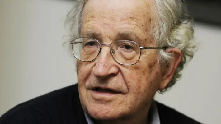Noam Chomsky, a professor emeritus at MIT who has been exploring “beyond the bounds of thinkable thought” for almost five decades. The New York Times once described him as “the most important intellectual alive.” His new book is titled Masters of Mankind: Essays and Lectures, 1969-2013.