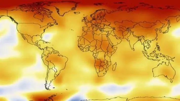 From our friends at NASA comes this amazing 13-second animation that depicts how temperatures around the globe have warmed since 1950. You'll note an acceleration of the temperature trend in the late 1970s as greenhouse gas emissions from energy production increased worldwide and clean air laws reduced emissions of pollutants that had a cooling effect on the climate, and thus were masking some of the global warming signal.